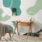 Morandi Blocks Abstract Wallpaper Mural Home Interior Office