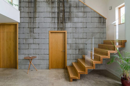 Mottled Brick Cool Wallpaper Mural Hallway