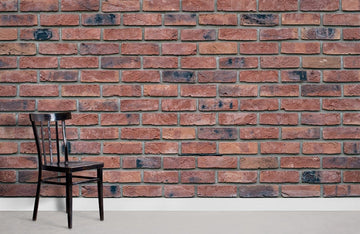 Rustic Red Brick Effect Mural Wallpaper