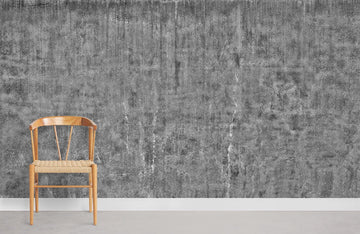 Modern Grey Concrete Textured Mural Wallpaper