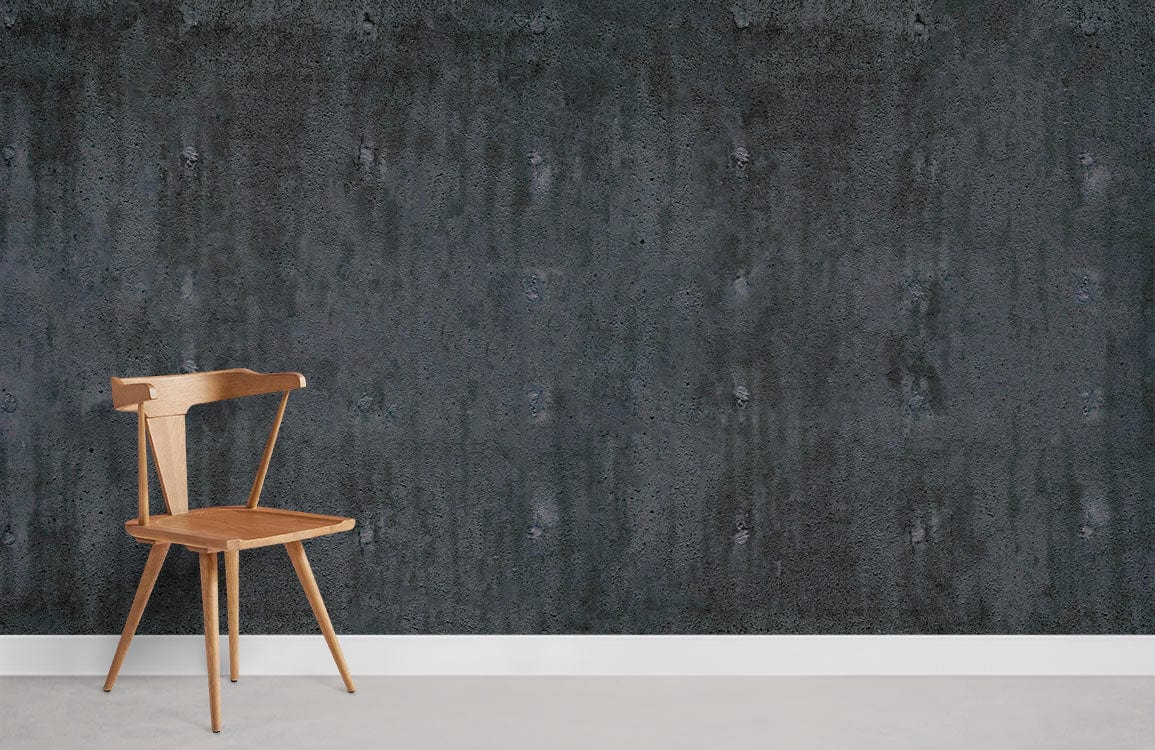 dark mottled industrial wallpaper for room