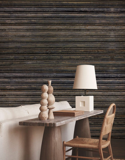 industrial wall mural study room decoration design