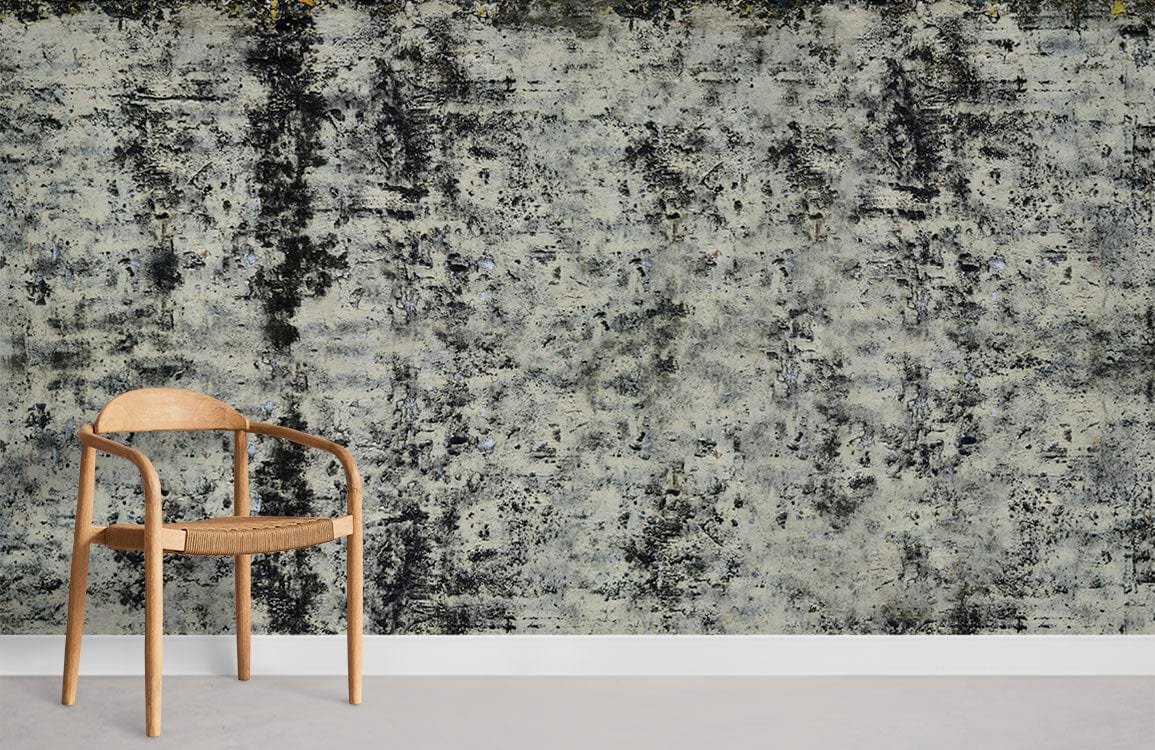 Dirty Wall Rust Mural Wallpaper