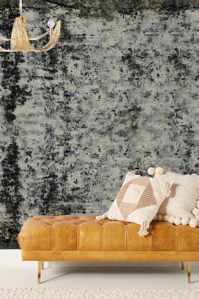 Dirty Wall Black Trace Wallpaper Mural Sofa Background