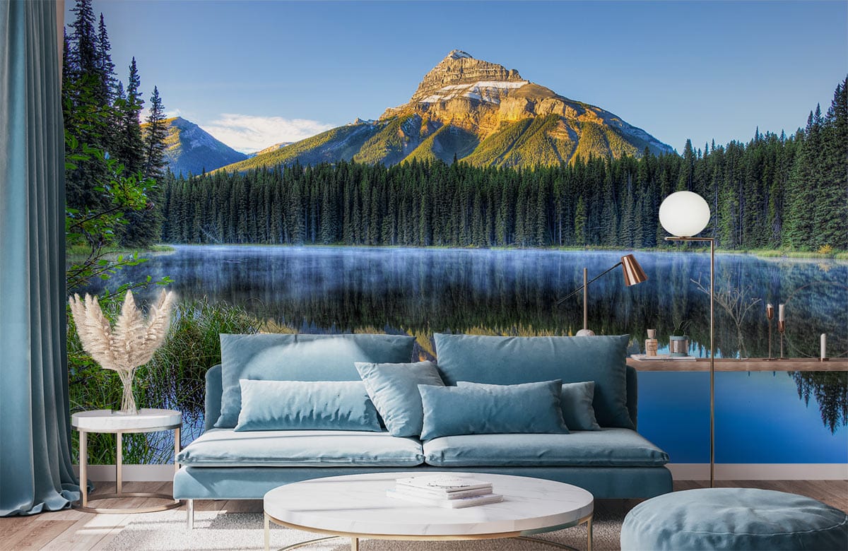 Lake & Mountain Landscape Wallpaper for Home