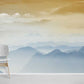 Misty Mountain Sunrise Landscape Mural Wallpaper