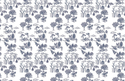 Natural Mountain Forest Wallpaper