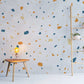 Wallpaper with a Speckled Pastel Terrazzo pattern for the hallway