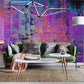 Mysterious Codes Living Room Wallpaper Interior Decor