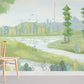 Forest Riverside Landscape Wallpaper Room