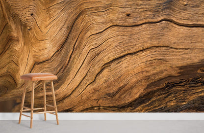 Natural Wood Brown Wallpaper Home Decor