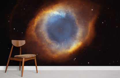 Mystical Cosmic Eye Space Mural Wallpaper