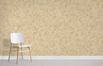 Neutral Geometric Mosaic Mural Wallpaper