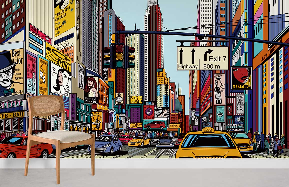 NEW YORK City Views Wall Mural outlet Wallpaper