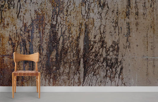 Oil Stained Wall ll Wallpaper Mural Room