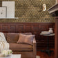 old brick wall mural lounge decoration
