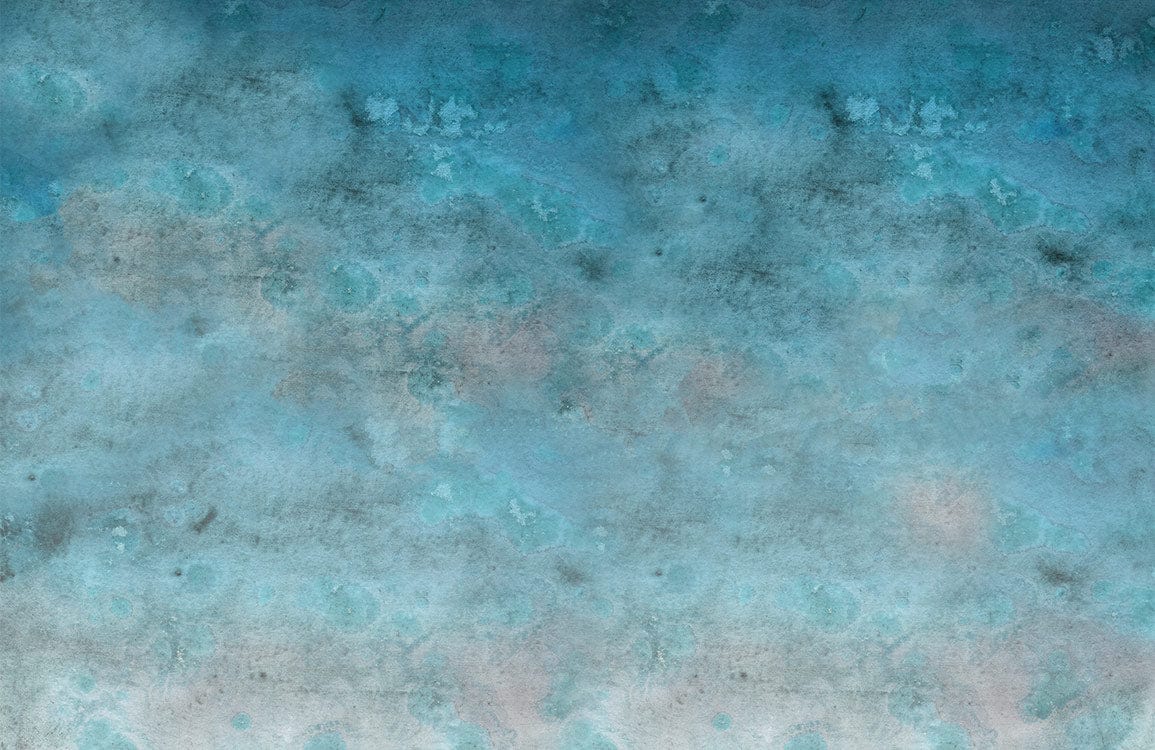 Abstract Blue Watercolor Mural Wallpaper