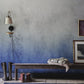 gradient abstract blue wallpaper mural lounge design