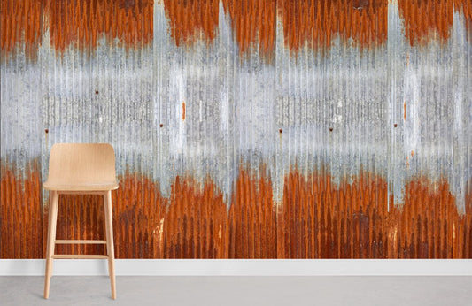 Metal Rust Effect Mural Wallpaper for Room decor