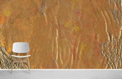 Metallic Gold Textured Luxury Mural Wallpaper