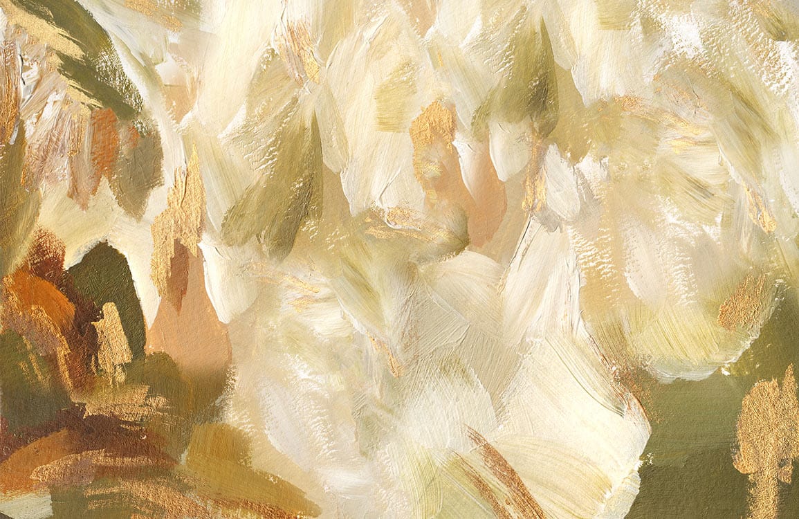 Abstract Gold Brush Stroke Wallpaper