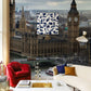Wallpaper mural featuring an overall view of the House of Parliament, perfect for decorating a living room.