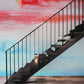 Colourful Paint Texture Wall Mural Wallpaper Hallway
