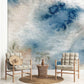 Painted Marble Wall Mural Living for Home Decoration Using Wallpaper