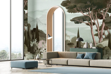Serenity Nature Scenery Wall Mural