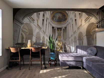 home office Versailles Palace scenery mural decoration