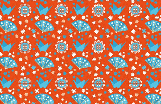 Paper Cut Pattern Chinese Wallpaper Design