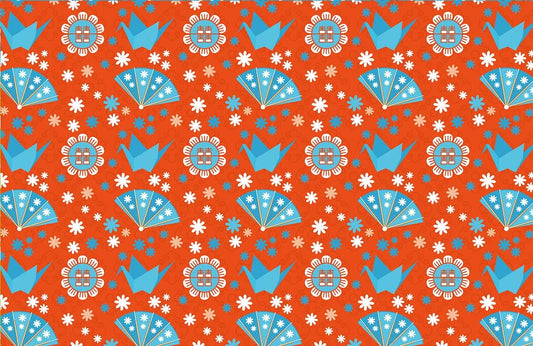Paper Cut Pattern Chinese Wallpaper Design