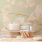 Pastel Ginkgo Leaf Custom Wallpaper Design