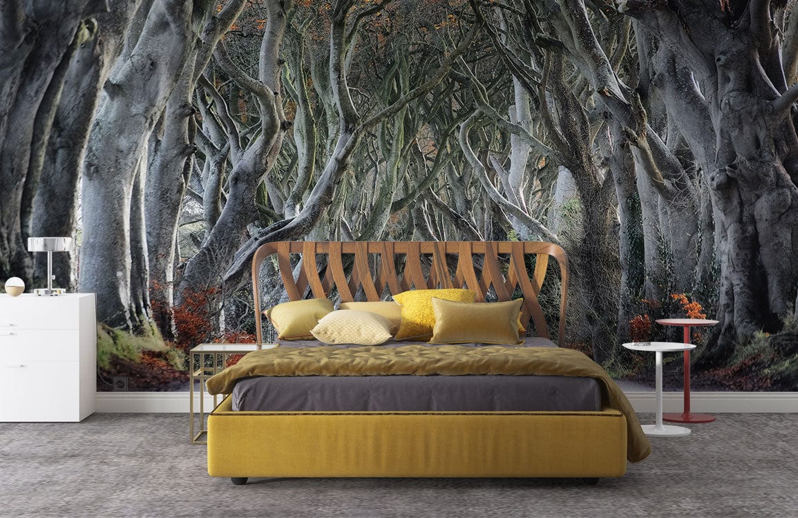 forest jungle wallpaper mural bedroom decor
