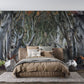 path in forest jungle wall mural room decoration