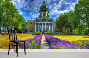 Lavender Field Landscape Wall Mural