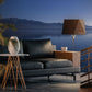 Wallpaper mural with tranquil lake scenery, ideal for use in decorating the living room.