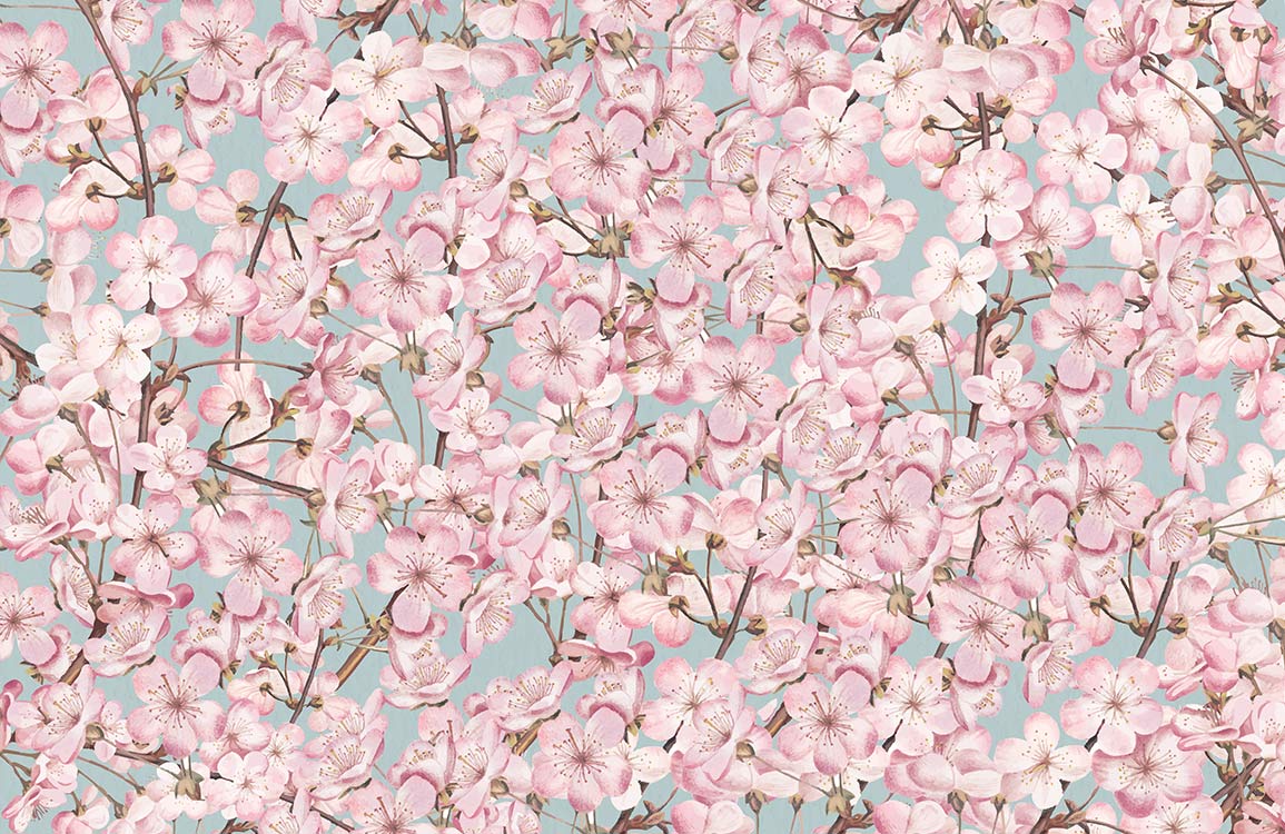 pink Peach blossoms Wallpaper Mural for wall
