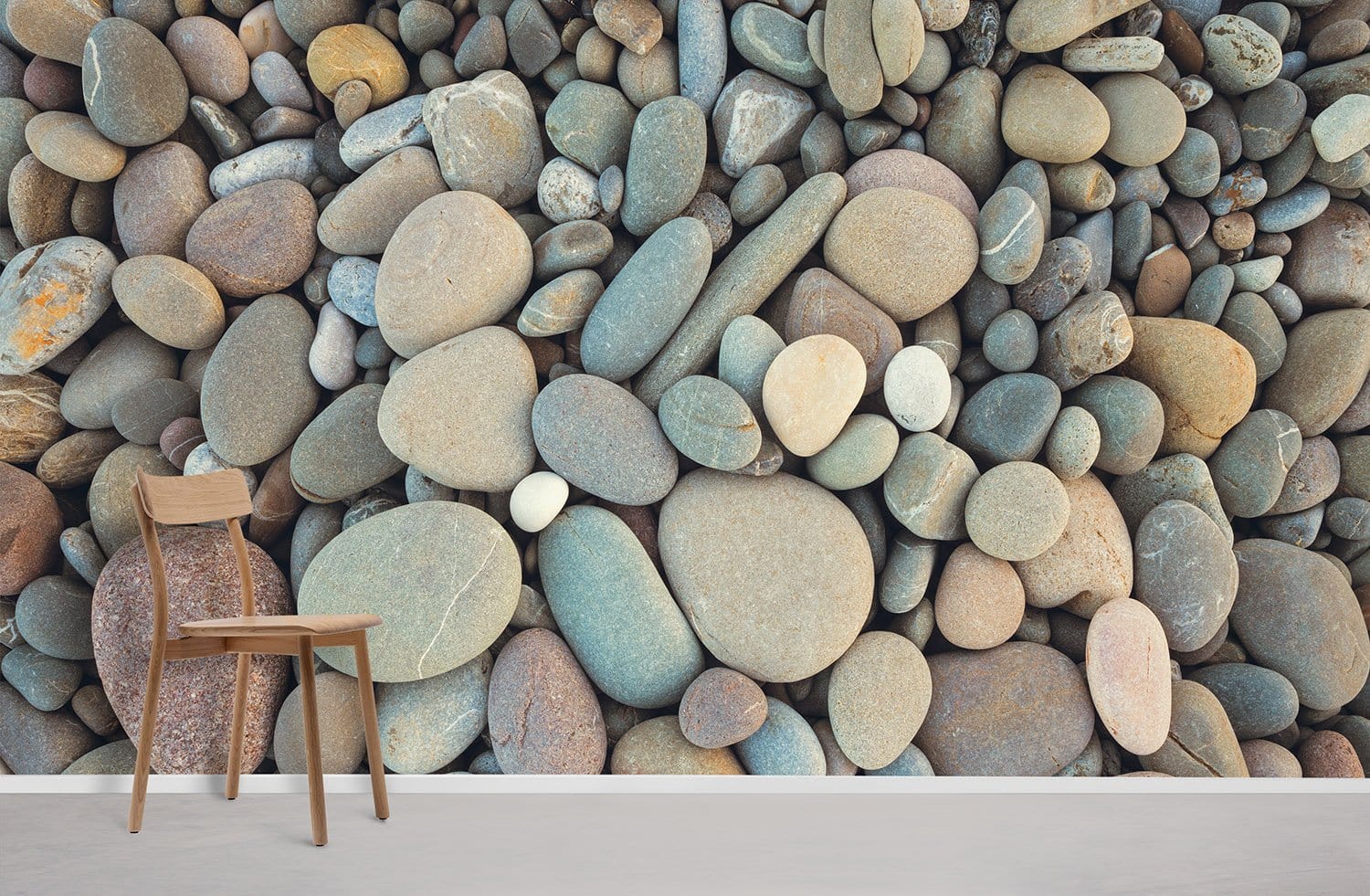 Pebbles Wallpaper Mural for the Interior Design of Your Home