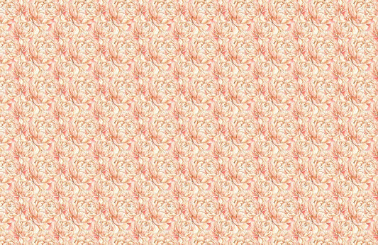 Peony Stitching Custom Wallpaper Mural