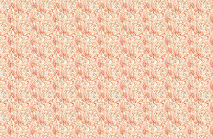 Peony Stitching Custom Wallpaper Mural