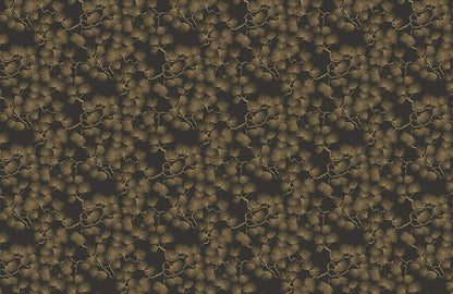Luxury Golden Abstract Feather Mural Wallpaper