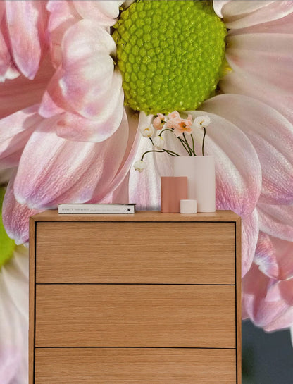 pink flower home interior art decor design