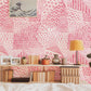 Pink Geometric Wallpaper Mural