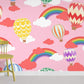 Hot Air Balloon Colorful Wallpaper Home Decor