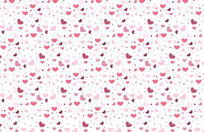Love Pattern on white background Wallpaper Mural for home