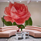 3d visual effect flower blossom wall mural hallway decorartion