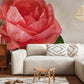 3d visual effect flower blossom rose mural living room decor