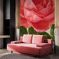 3d visual effect flower blossom wall mural lounge decor