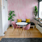 Pink Watercolour effect Wallpaper Mural for living room